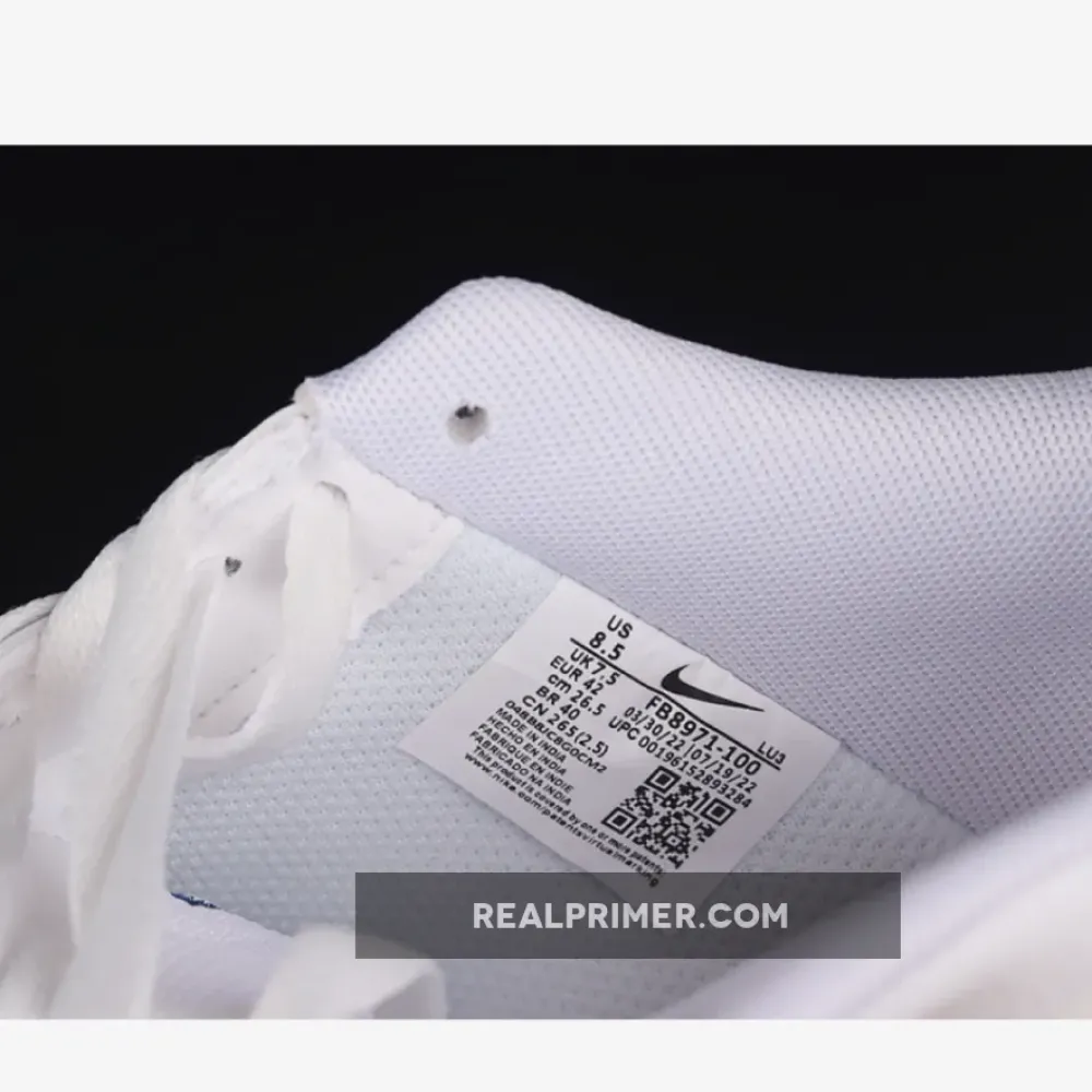 AIR FORCE 1 LOW 07 LV8 REFLECTIVE SWOOSH WHITE/DARK MARINA BLUE/WHITE FB8971-100