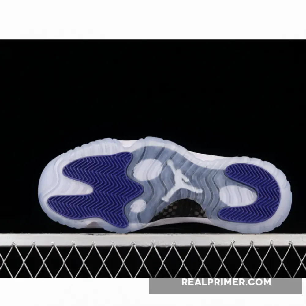 OG AIR JORDAN 11 RETRO 2018 WHITE/BLACK-DARK CONCORD 378037-100