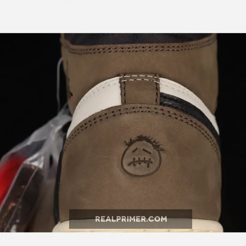 TRAVIS SCOTT AIR JORDAN 1 RETRO HIGH MOCHA SAIL/DARK MOCHA UNIVERSITY RED BLACK CD4487-100