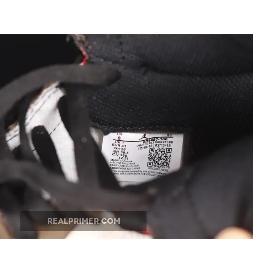 TRAVIS SCOTT AIR JORDAN 1 RETRO HIGH MOCHA SAIL/DARK MOCHA UNIVERSITY RED BLACK CD4487-100