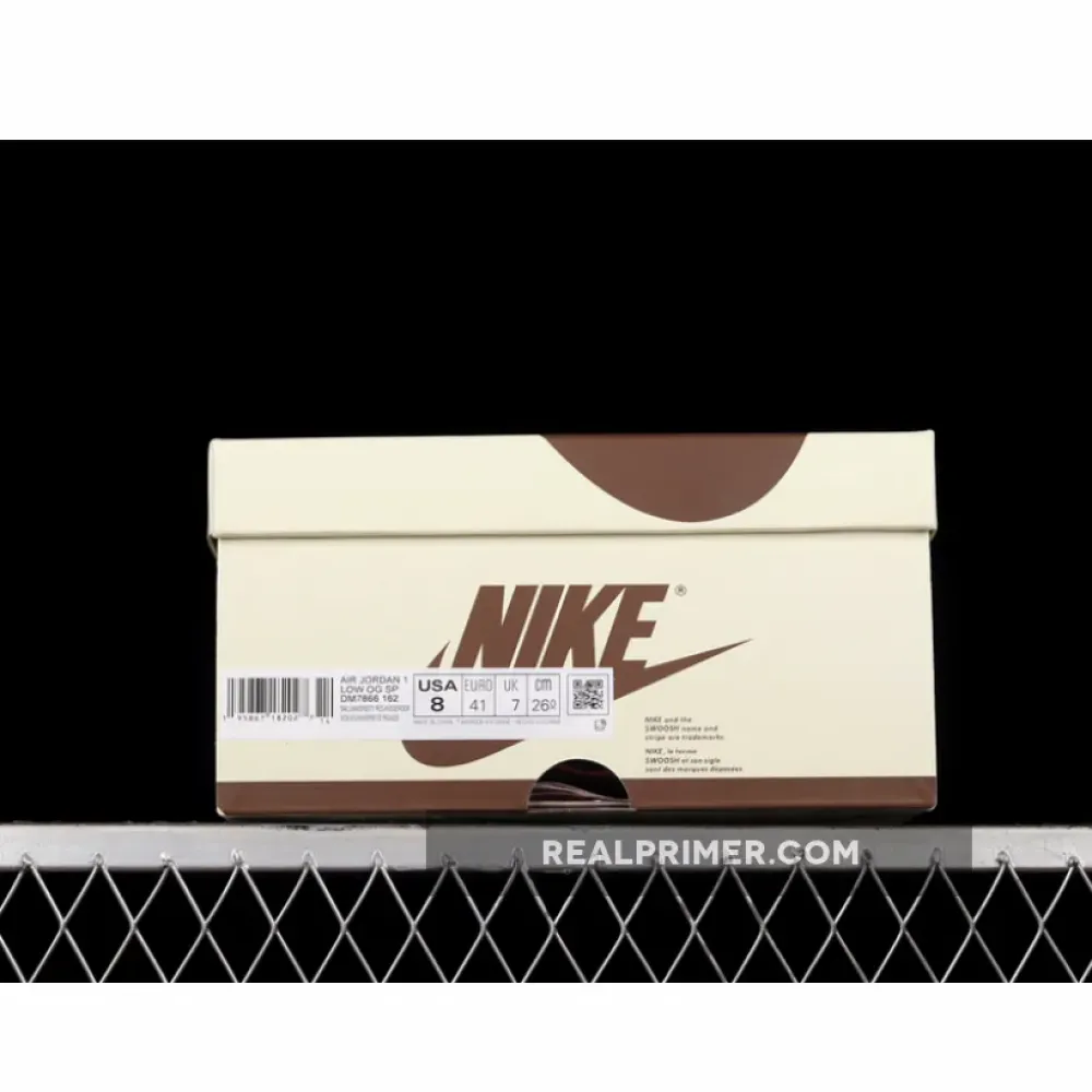 LW TRAVIS SCOTT AIR JORDAN 1 LOW OG REVERSE MOCHA SAIL/UNIVERSITY RED/RIDGEROCK DM7866-162