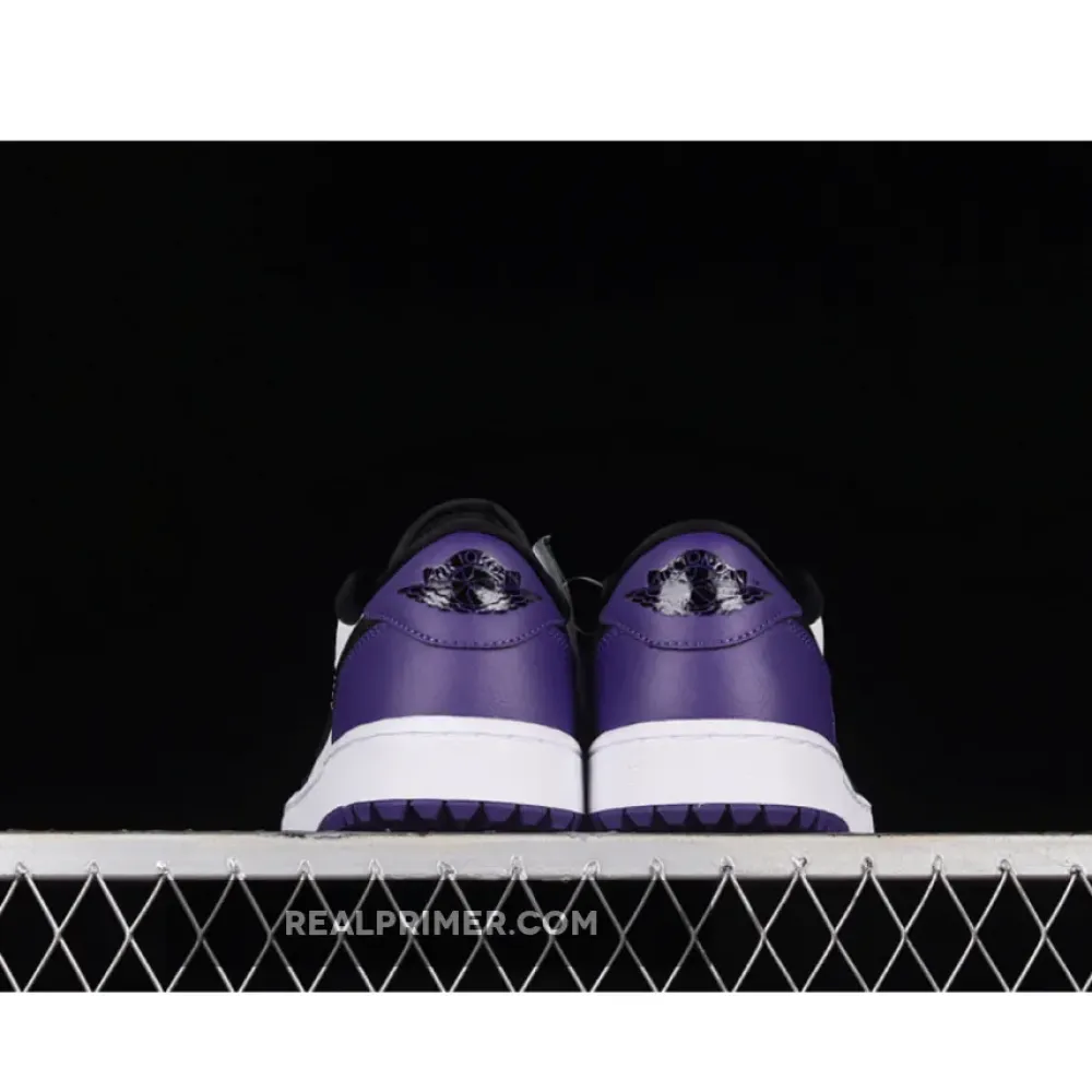 AIR JORDAN 1 LOW GOLF COURT PURPLE WHITE/COURT PURPLE/UNIVERSITY RED/BLACK DD9315-105