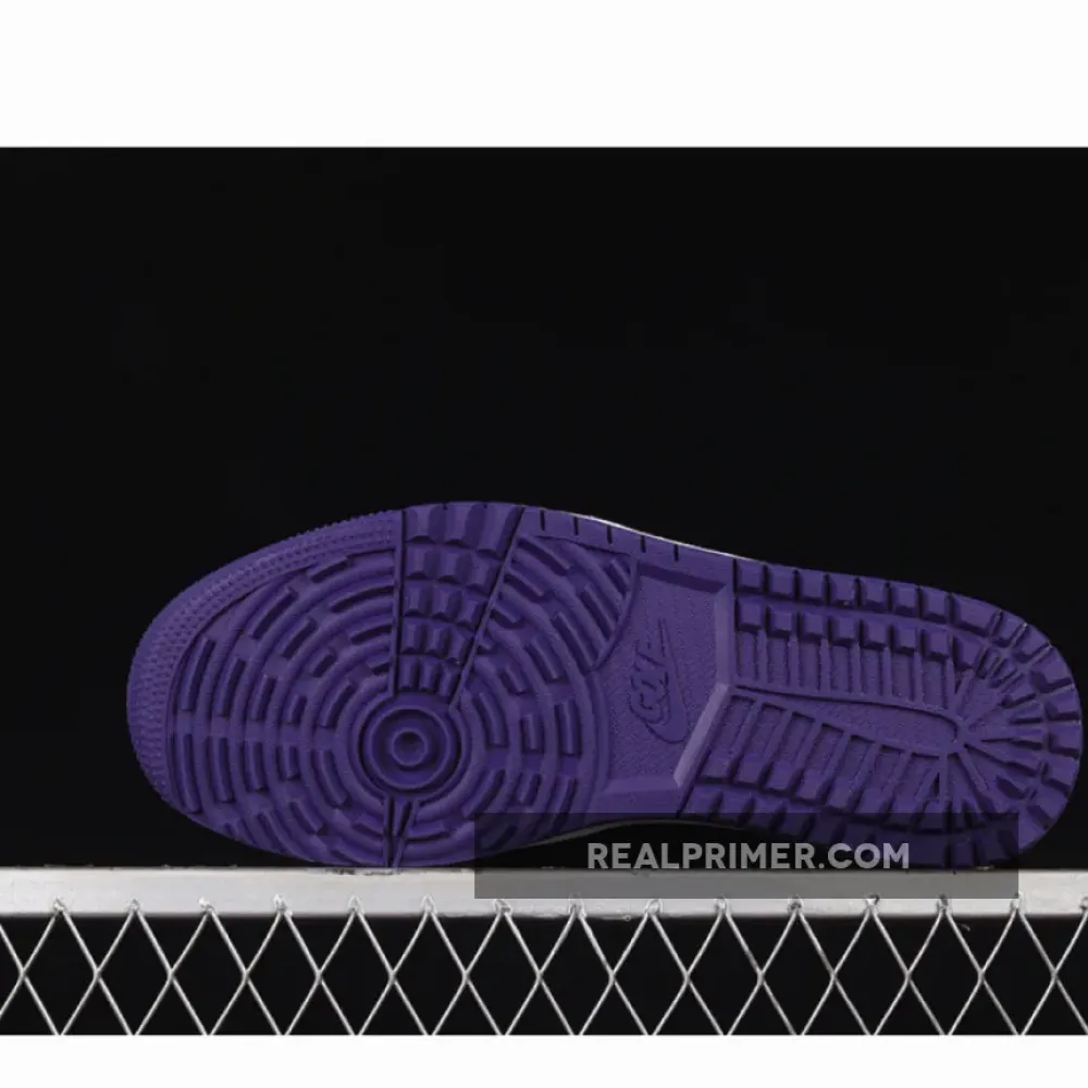 AIR JORDAN 1 LOW GOLF COURT PURPLE WHITE/COURT PURPLE/UNIVERSITY RED/BLACK DD9315-105
