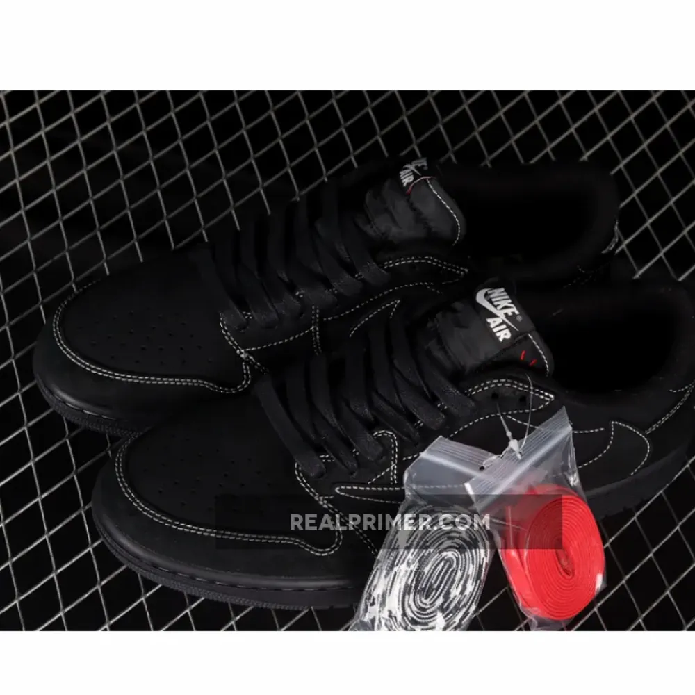 LW TRAVIS SCOTT X AIR JORDAN 1 LOW OG BLACK/PHANTOM/UNIVERSITY RED 36-48.5