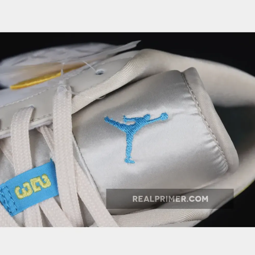 AIR JORDAN 1 LOW LIGHT OREWOOD BROWN/AMARILLO/WHITE/LASER BLUE CK3022-107