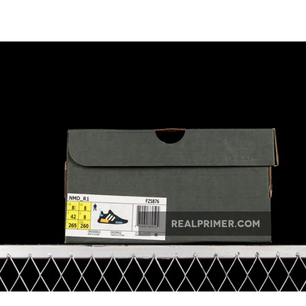 NMD_R1 SHOES CORE BLACK/CLOUD WHITE/COLLEGIATE GOLD FZ5876