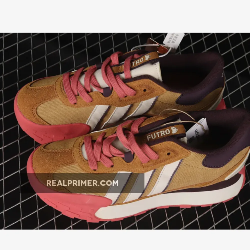 FUTRO MIXR NEO SHOES BROWN/BEIGE/DARK BROWN-RED HP9828