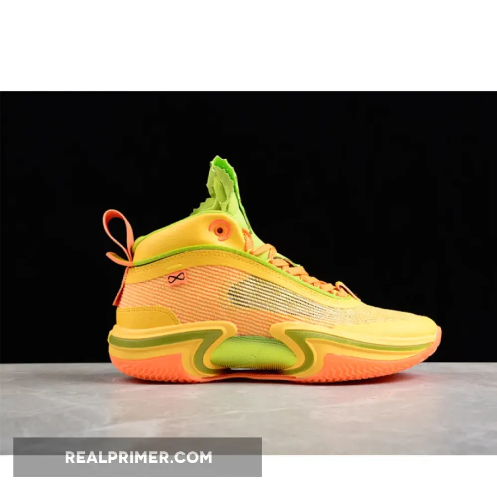 JAYSON TATUM X AIR JORDAN 36 NITRO TACO JAY CITRON PULSE/ATOMIC GREEN/CONE/BLACK DQ6866-803