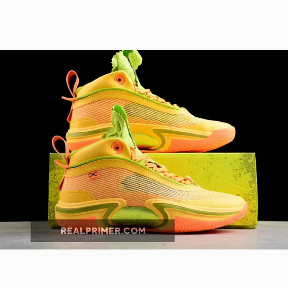 JAYSON TATUM X AIR JORDAN 36 NITRO TACO JAY CITRON PULSE/ATOMIC GREEN/CONE/BLACK DQ6866-803