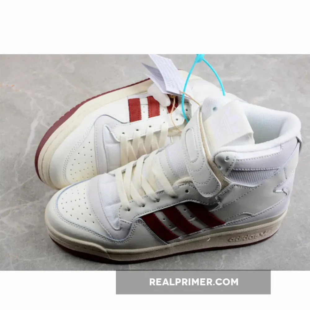 FORUM 84 HIGH SHOES CLOUD WHITE/CLOUD WHITE/RED GX1520