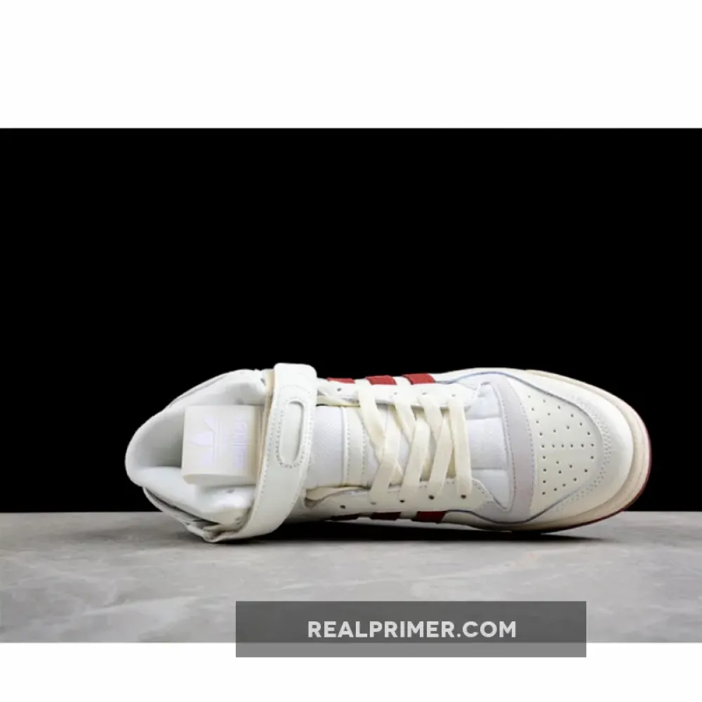 FORUM 84 HIGH SHOES CLOUD WHITE/CLOUD WHITE/RED GX1520