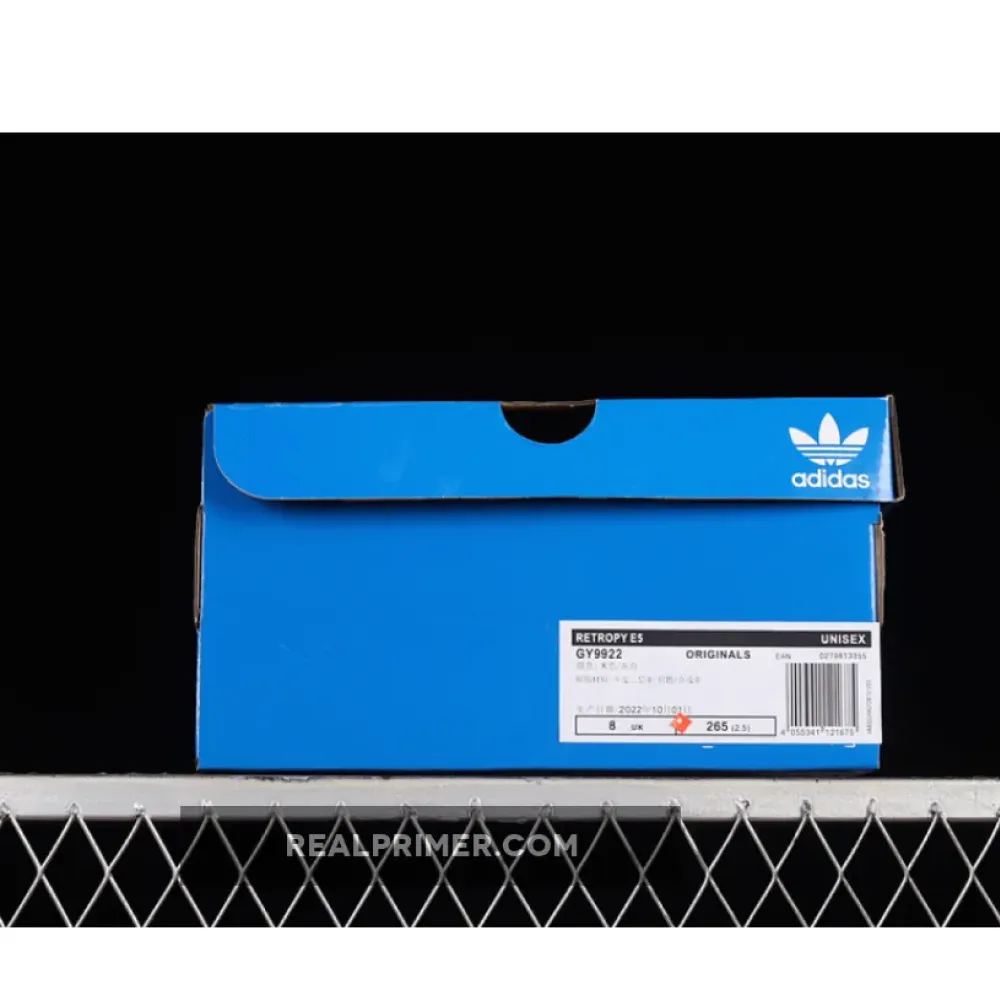 RETROPY E5 SHOES DARK SOLID GREY/CLOUD WHITE/OFF WHITE GY9922