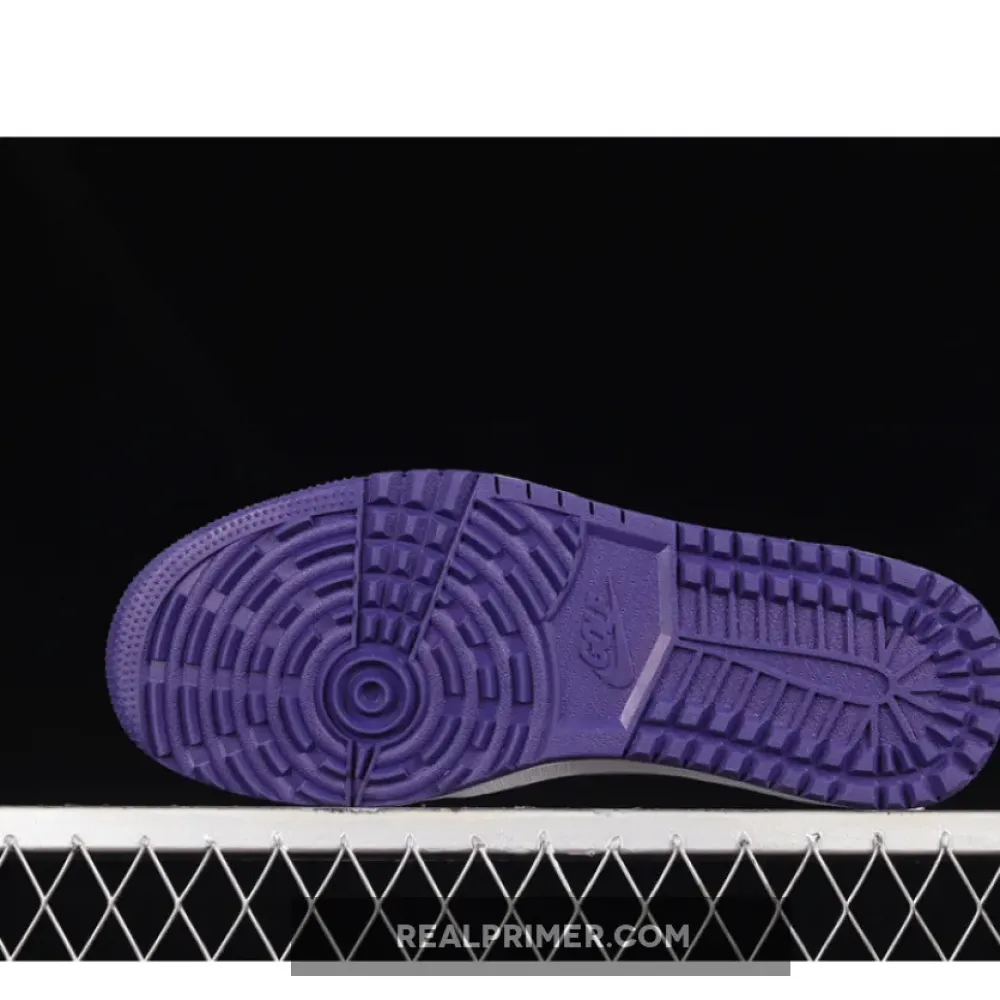 AIR JORDAN 1 LOW GOLF WHITE/COURT PURPLE/UNIVERSITY RED/BLACK DD9315-105