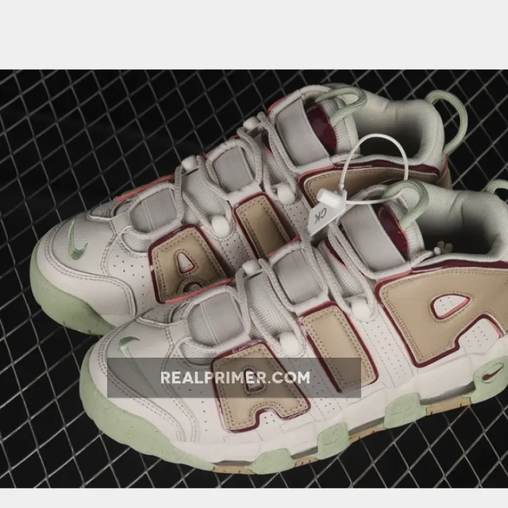 AIR MORE UPTEMPO LIGHT BONE/ALLIGATOR/LIMESTONE/DARK BEETROOT DX8955-001