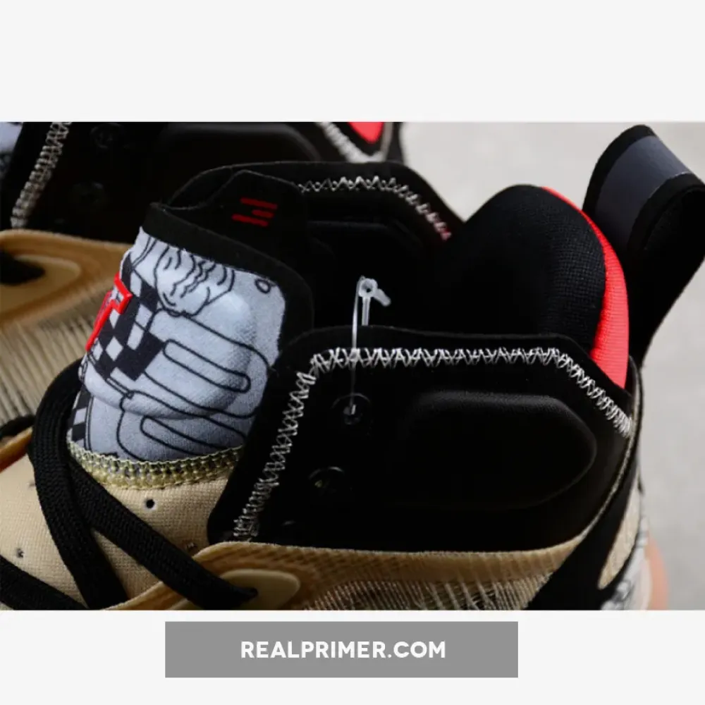 JAYSON TATUM AIR JORDAN 37 TATTOO PALE VANILLA/BLACK/PALE IVORY/UNIVERSITY RED DZ0811-200