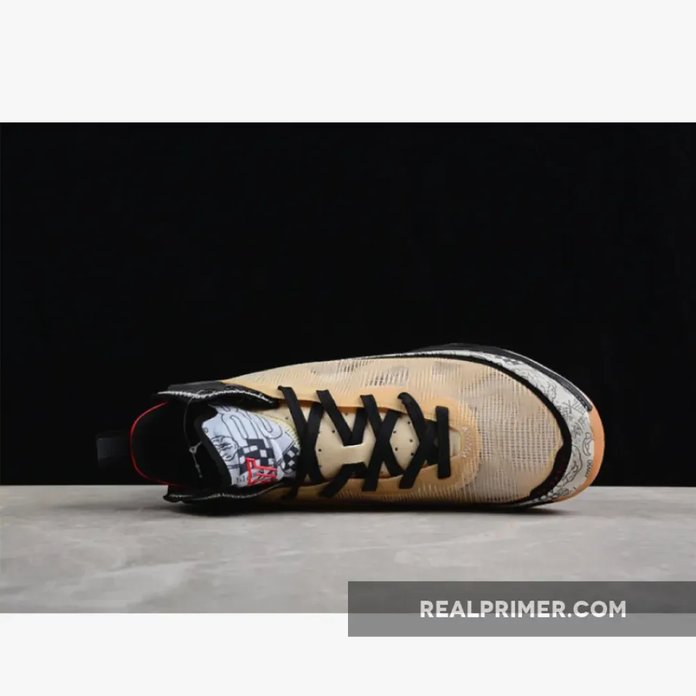 JAYSON TATUM AIR JORDAN 37 TATTOO PALE VANILLA/BLACK/PALE IVORY/UNIVERSITY RED DZ0811-200