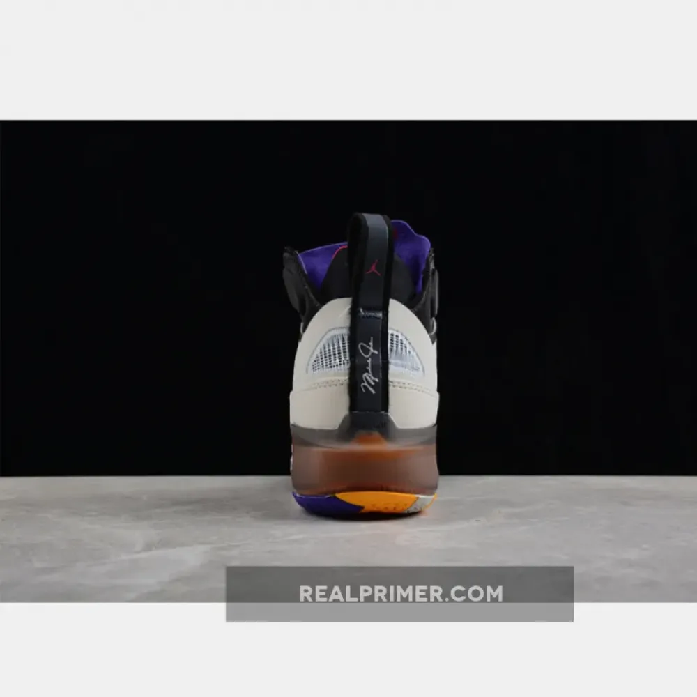 AIR JORDAN 37 PF BEYOND BORDERS LIGHT BONE/BLACK/DARK CONCORD/FIRE RED DD6959-060