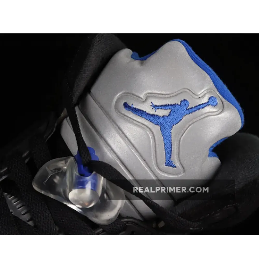 AIR JORDAN 5 RETRO BLACK/RACER BLUE/REFLECTIVE SILVER CT4838-004