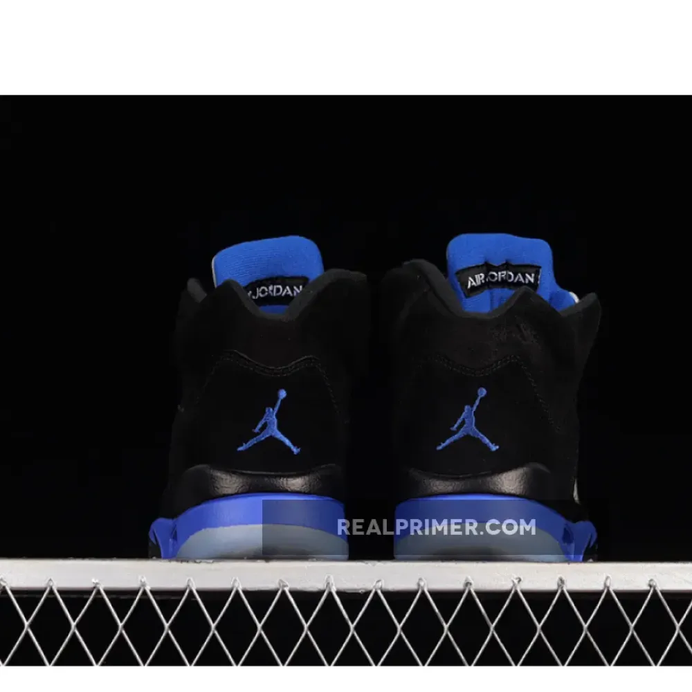AIR JORDAN 5 RETRO BLACK/RACER BLUE/REFLECTIVE SILVER CT4838-004