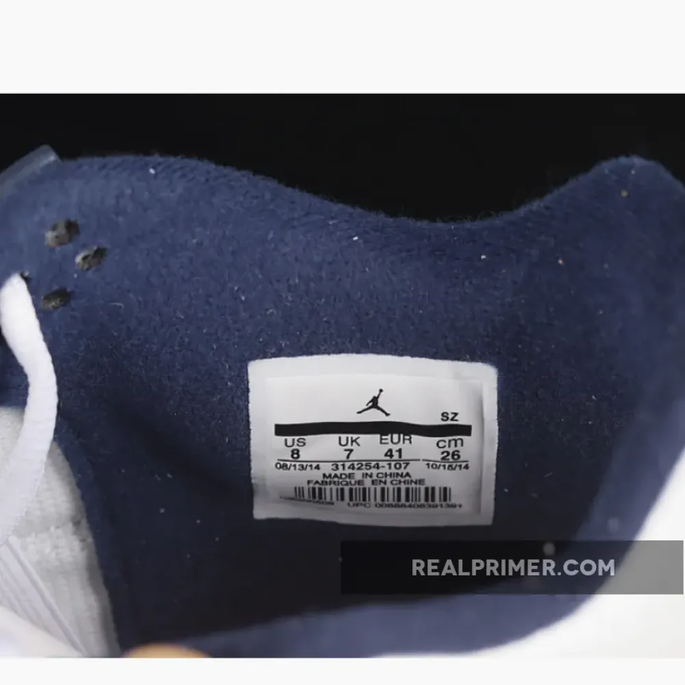 AIR JORDAN 4 RETRO LS WHITE/LEGEND BLUE-MDNGHT NAVY 314254-107