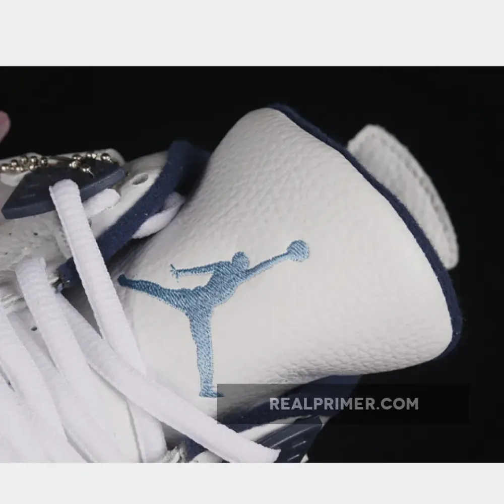 AIR JORDAN 4 RETRO LS WHITE/LEGEND BLUE-MDNGHT NAVY 314254-107