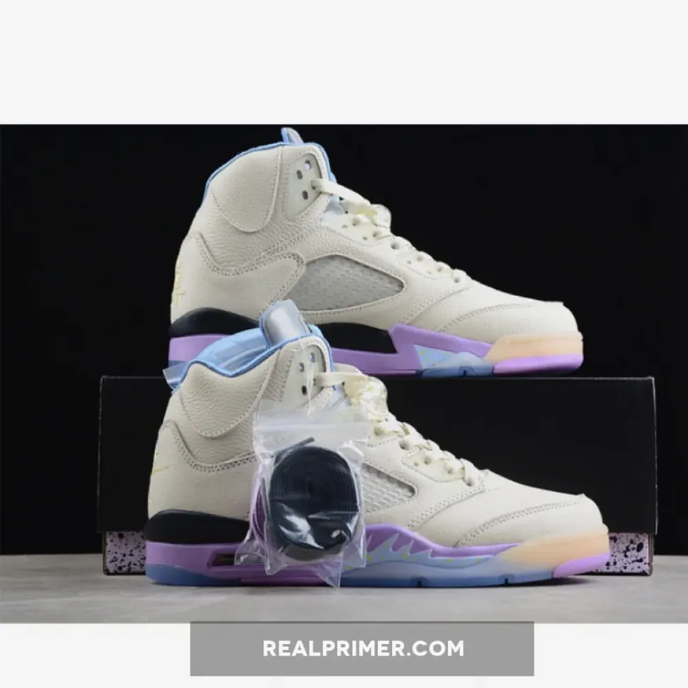 DJ KHALED X AIR JORDAN 5 RETRO WE THE BEST SAIL/WASHED YELLOW/VIOLET STAR DV4982-175