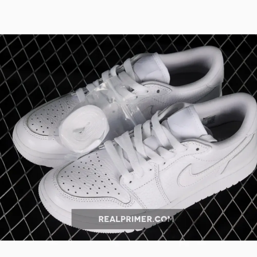 AIR JORDAN 1 LOW GOLF WHITE/WHITE/WHITE DD9315-101