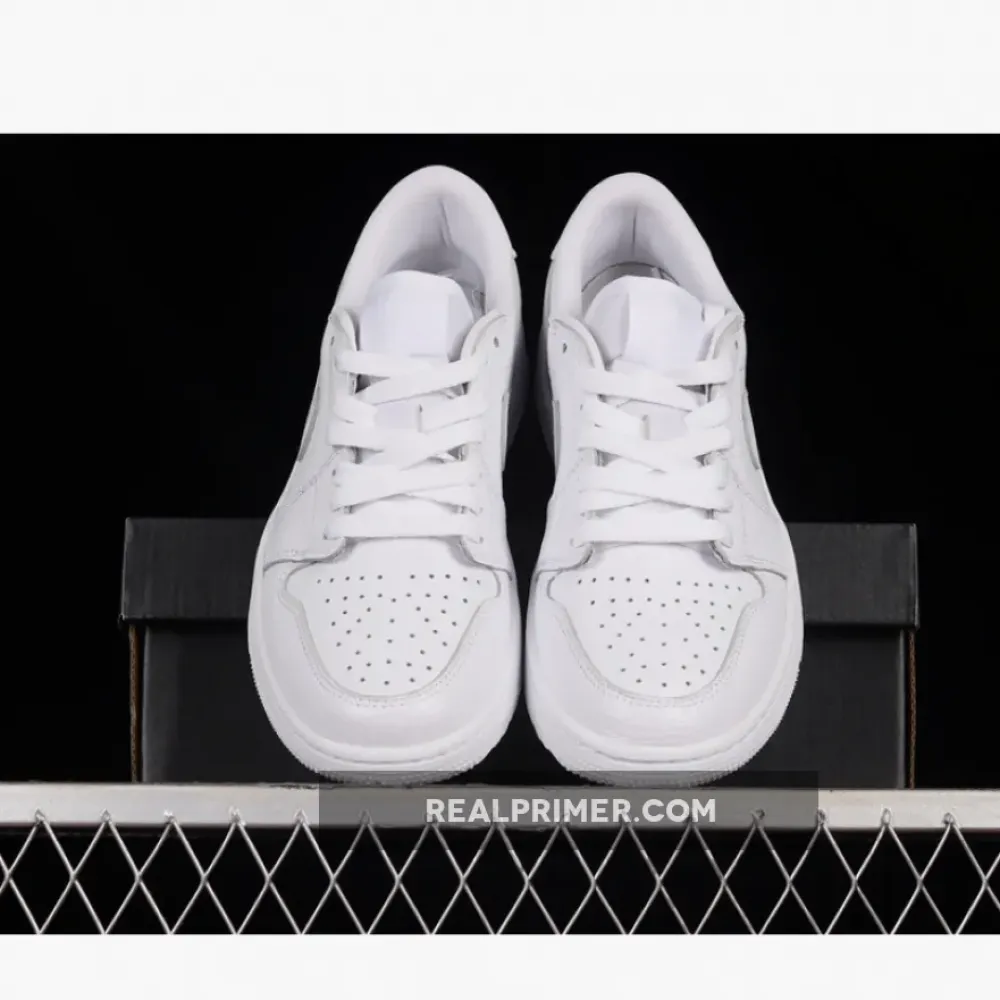 AIR JORDAN 1 LOW GOLF WHITE/WHITE/WHITE DD9315-101