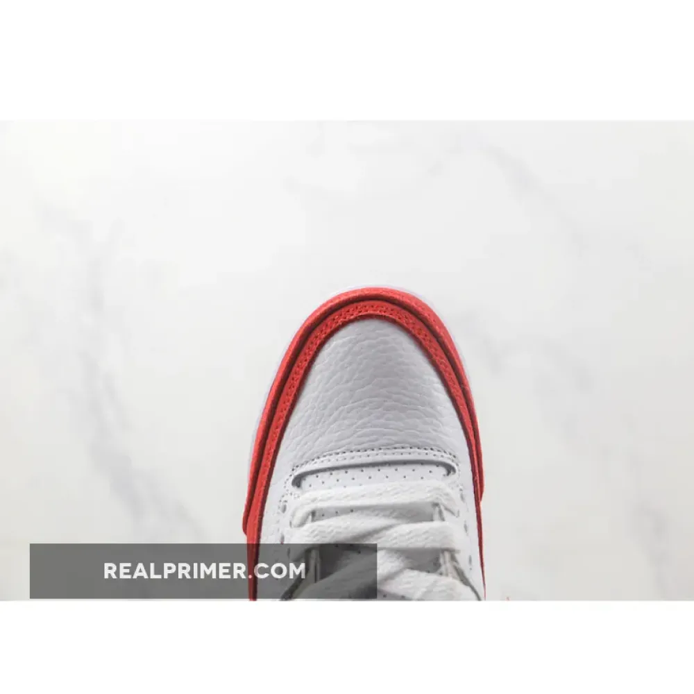 AIR JORDAN 3 RETRO TINKER WHITE/UNIVERSITY RED-NEUTRAL GREY CJ0939-100