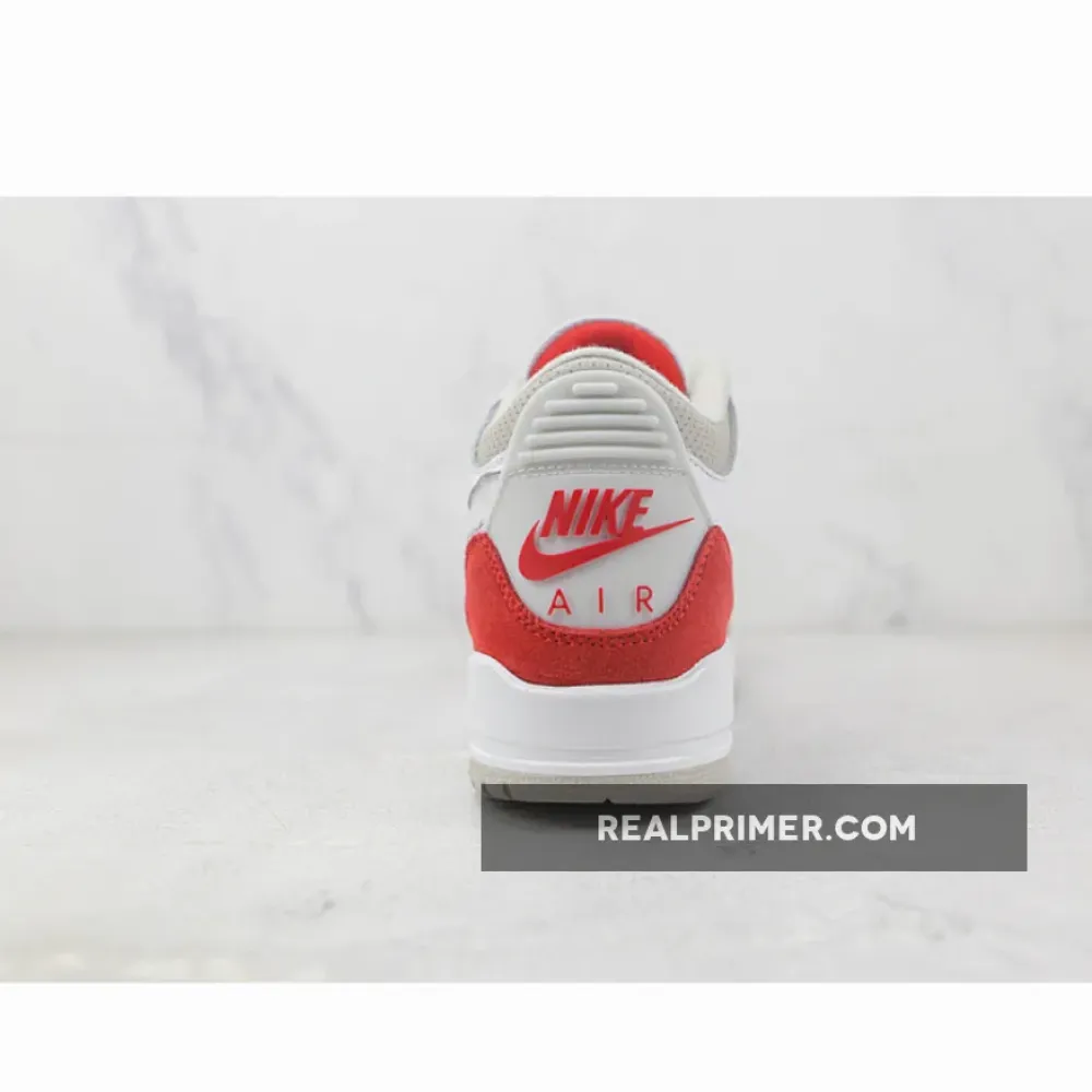 AIR JORDAN 3 RETRO TINKER WHITE/UNIVERSITY RED-NEUTRAL GREY CJ0939-100