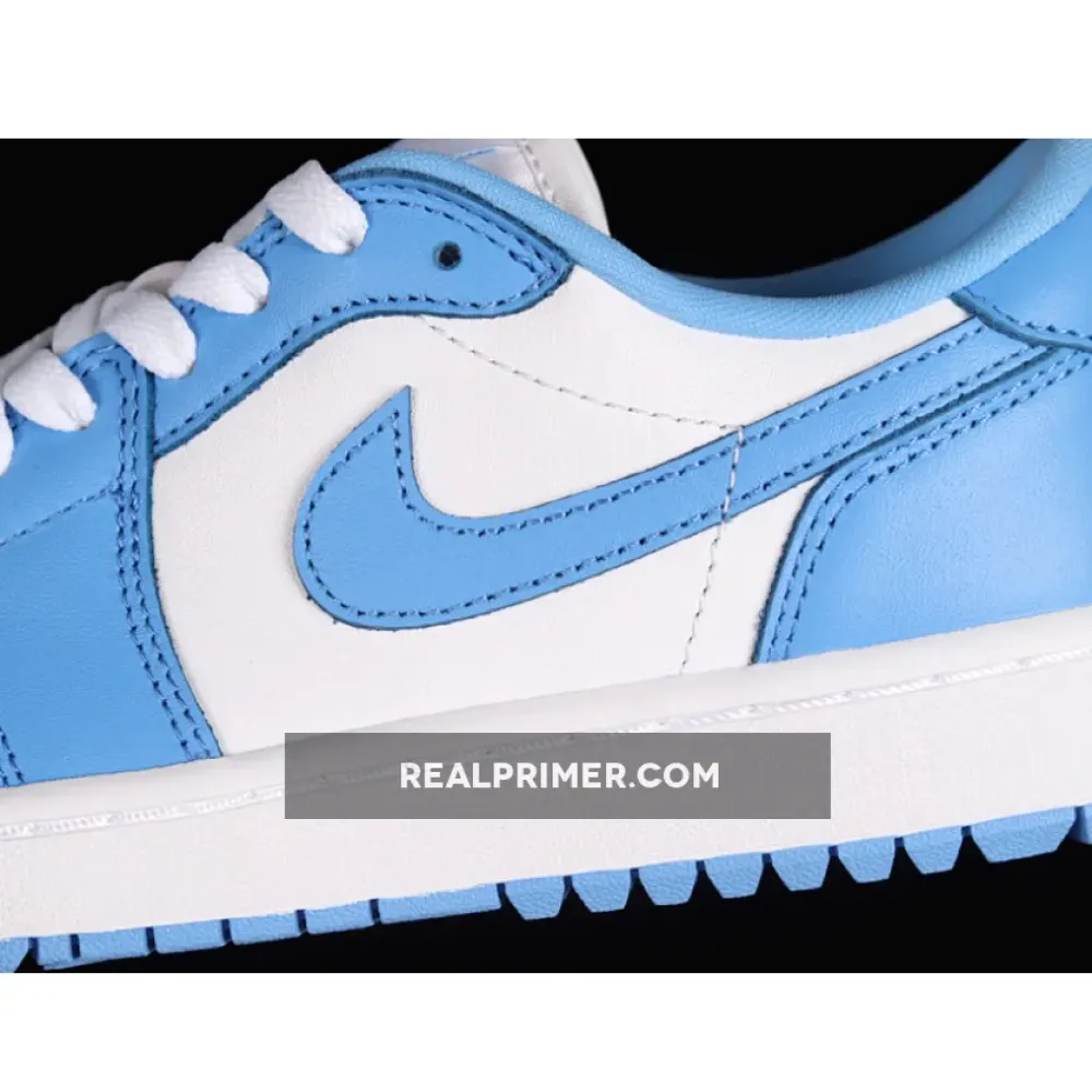 AIR JORDAN 1 LOW GOLF UNC WHITE/UNIVERSITY BLUE DD9315-100