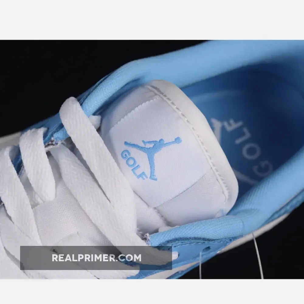 AIR JORDAN 1 LOW GOLF UNC WHITE/UNIVERSITY BLUE DD9315-100