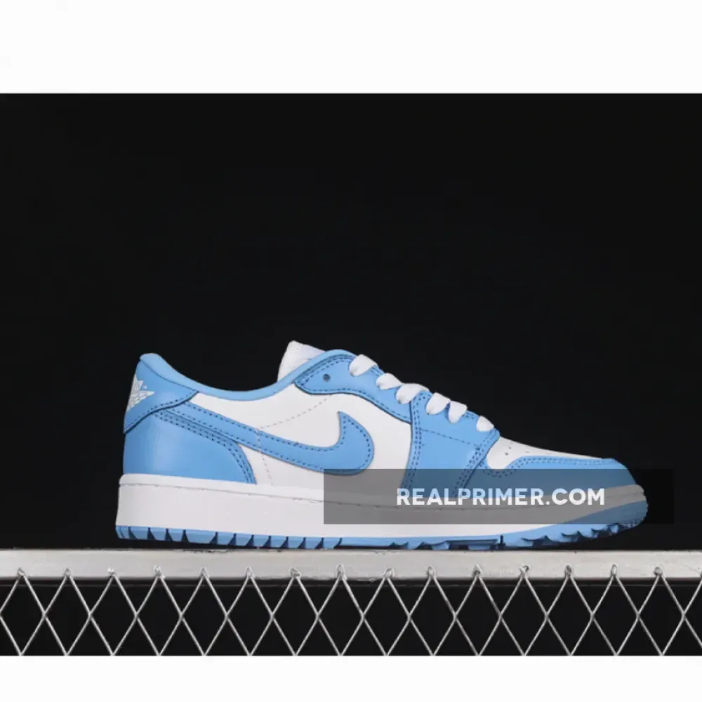 AIR JORDAN 1 LOW GOLF UNC WHITE/UNIVERSITY BLUE DD9315-100