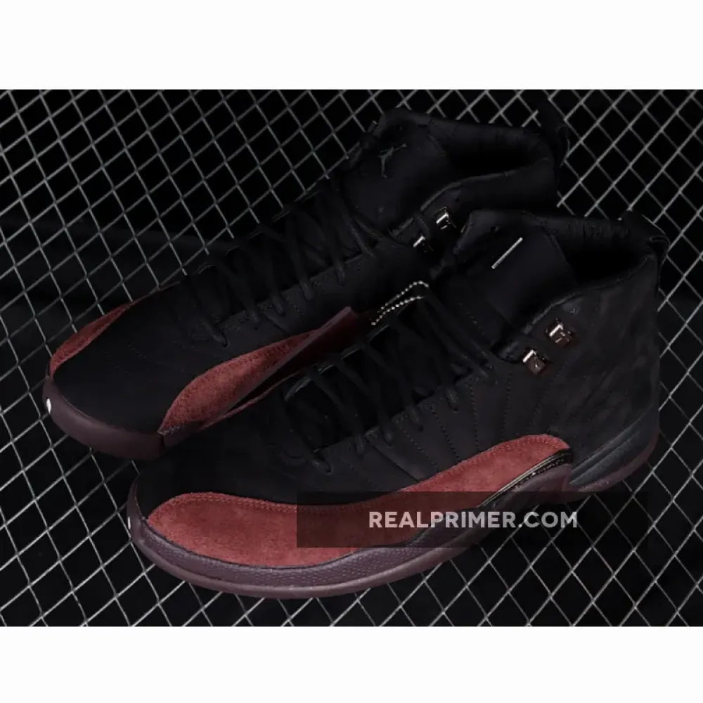 A MA MANIÉRE X AIR JORDAN 12 RETRO BLACK/BLACK/BURGUNDY CRUSH DV6989-001