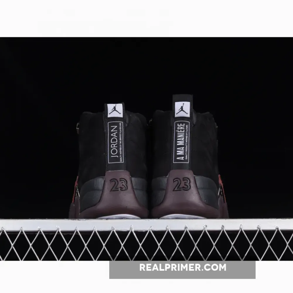 A MA MANIÉRE X AIR JORDAN 12 RETRO BLACK/BLACK/BURGUNDY CRUSH DV6989-001