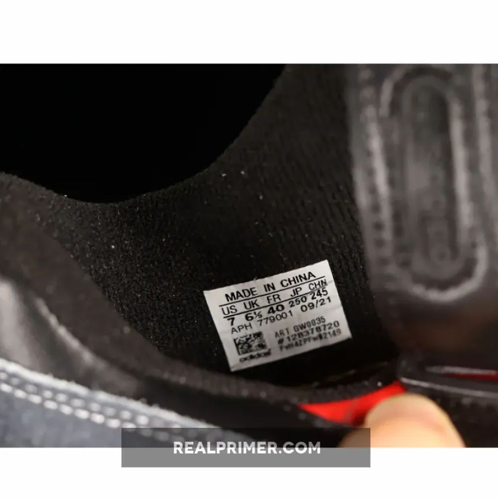 MIDWEST KIDS X FORUM 84 LOW SHOES CORE BLACK/CLEAR WHITE-RED GW0035