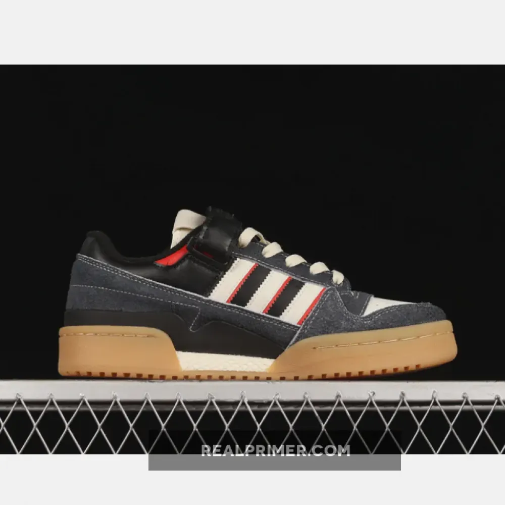 MIDWEST KIDS X FORUM 84 LOW SHOES CORE BLACK/CLEAR WHITE-RED GW0035