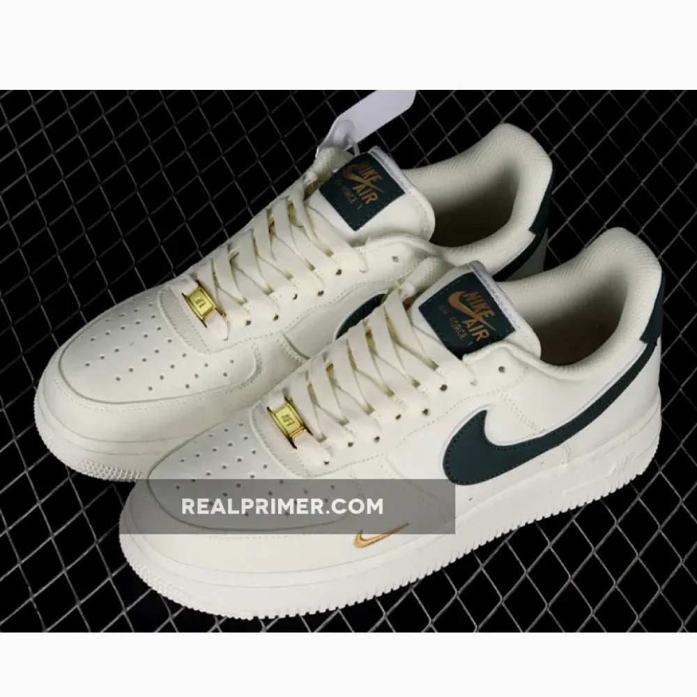 AIR FORCE 1 LOW 07 WHITE/DARK GREEN/GOLD MN5696-309