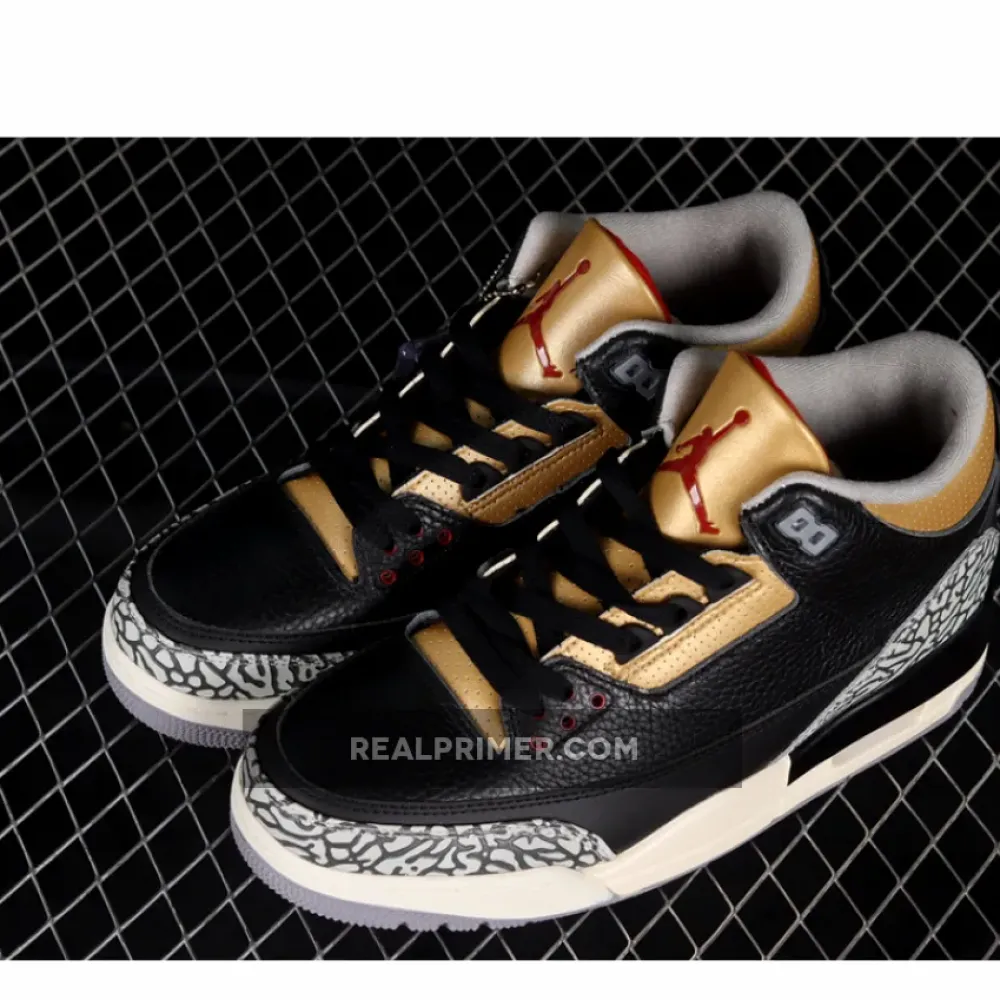AIR JORDAN 3 RETRO BLACK/GOLD/WHITE CK9246-067