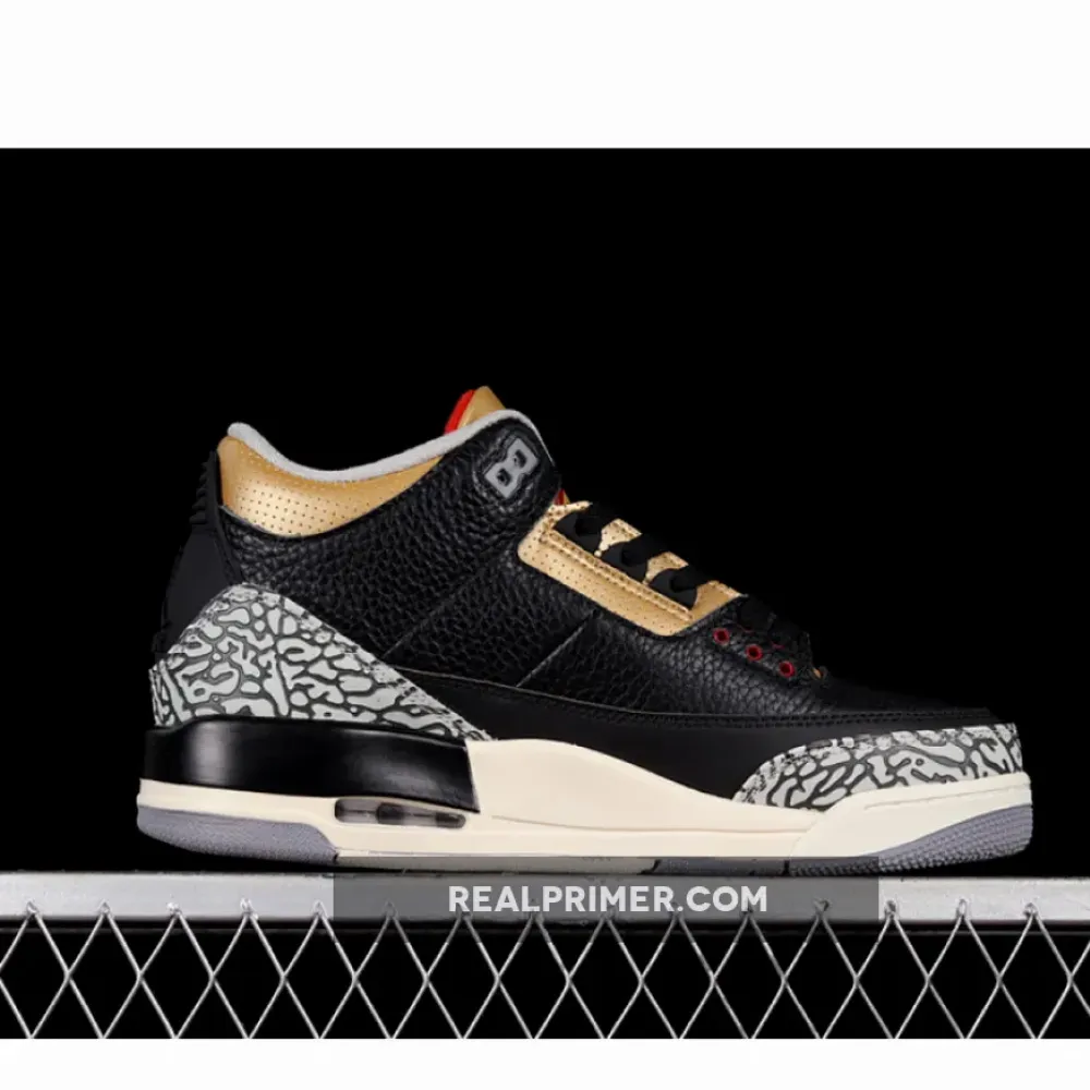 AIR JORDAN 3 RETRO BLACK/GOLD/WHITE CK9246-067