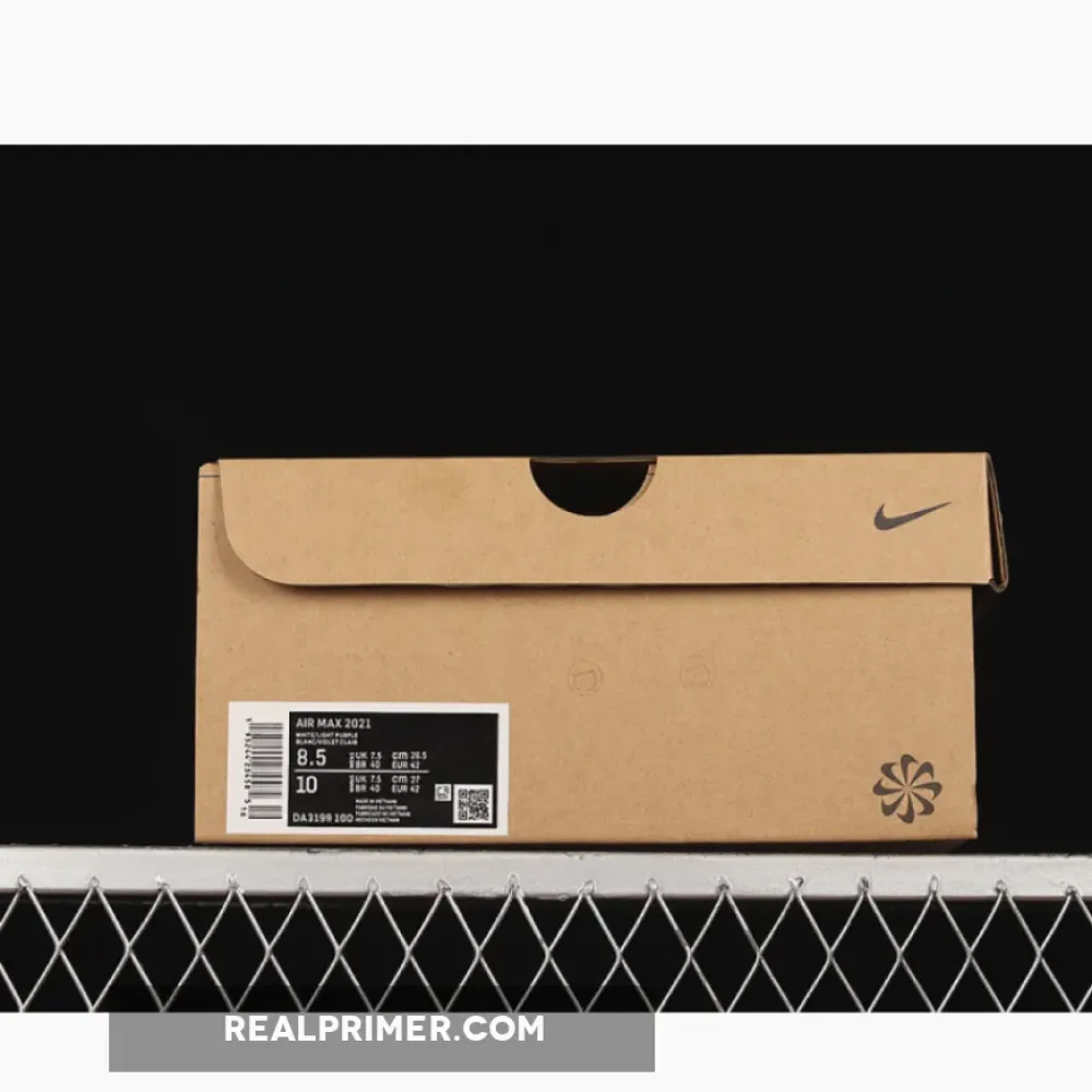 AIR MAX 2021 GS WHITE/PURE VIOLET/METALLIC SILVER DA3199-100