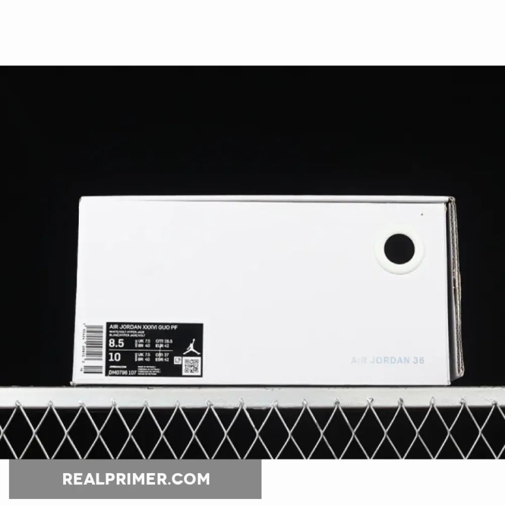 GUO AILUN X AIR JORDAN 36 PF GLOBAL GAME WHITE/TEAL/LIME GREEN DM0796-107