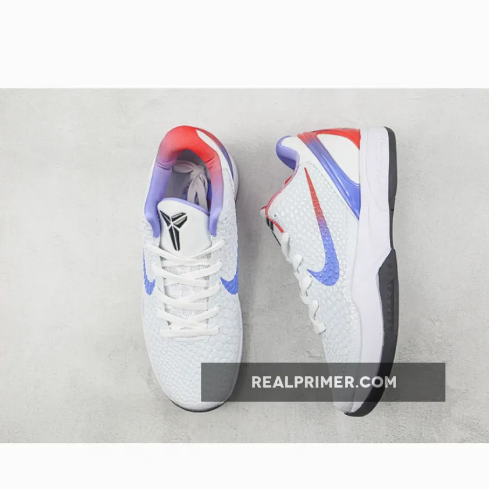 ZOOM KOBE 6 PROTRO WHITE/BLUE/RED CW2190-146