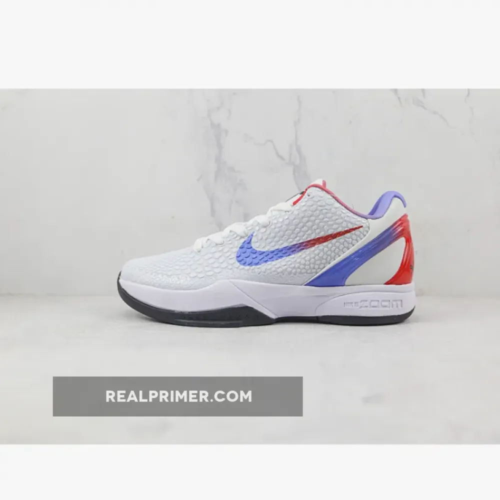 ZOOM KOBE 6 PROTRO WHITE/BLUE/RED CW2190-146
