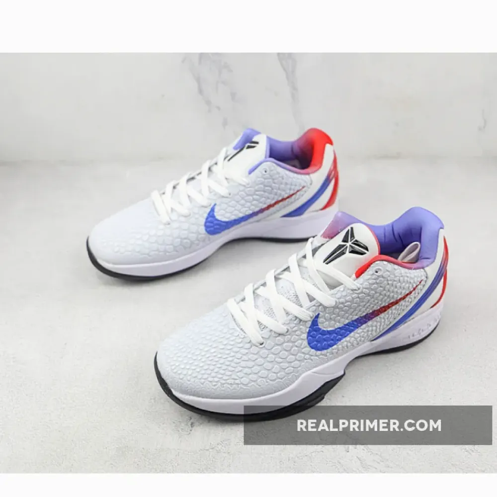ZOOM KOBE 6 PROTRO WHITE/BLUE/RED CW2190-146