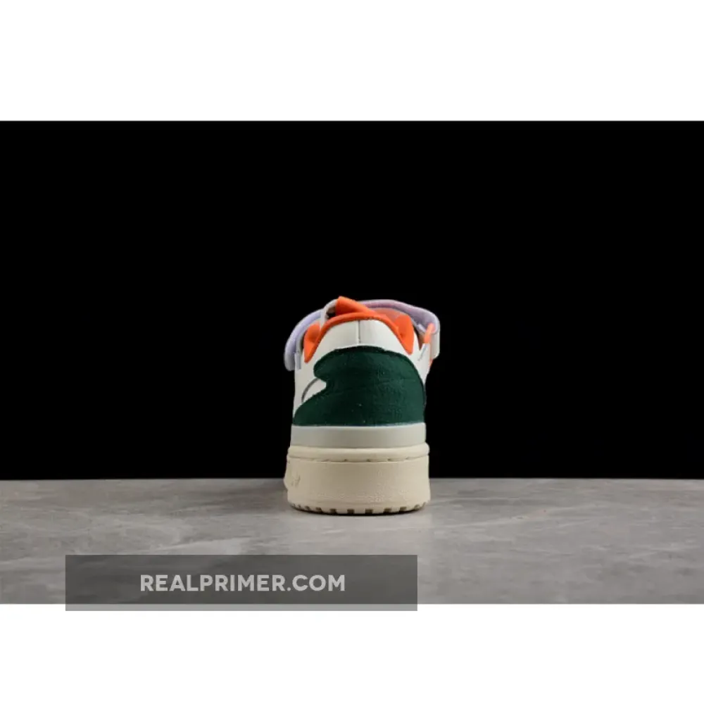 FORUM 84 LOW FLEECE WHITE/GREEN-ORANGE GY4125