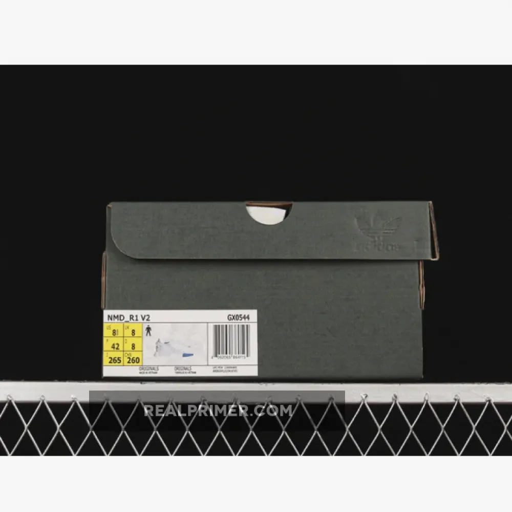 NMD_R1 V2 SHOES CLOUD WHITE/CORE BLACK/BOLD BLUE GX0544