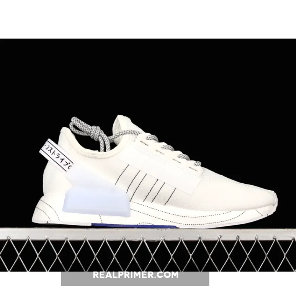 NMD_R1 V2 SHOES CLOUD WHITE/CORE BLACK/BOLD BLUE GX0544