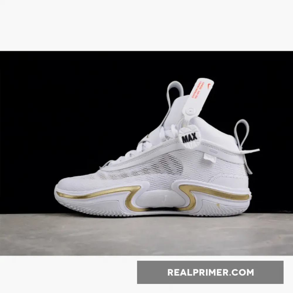 AIR JORDAN 36 SE PF GLORY WHITE/BLACK/GAME ROYAL/METALLIC GOLD DM7580-100