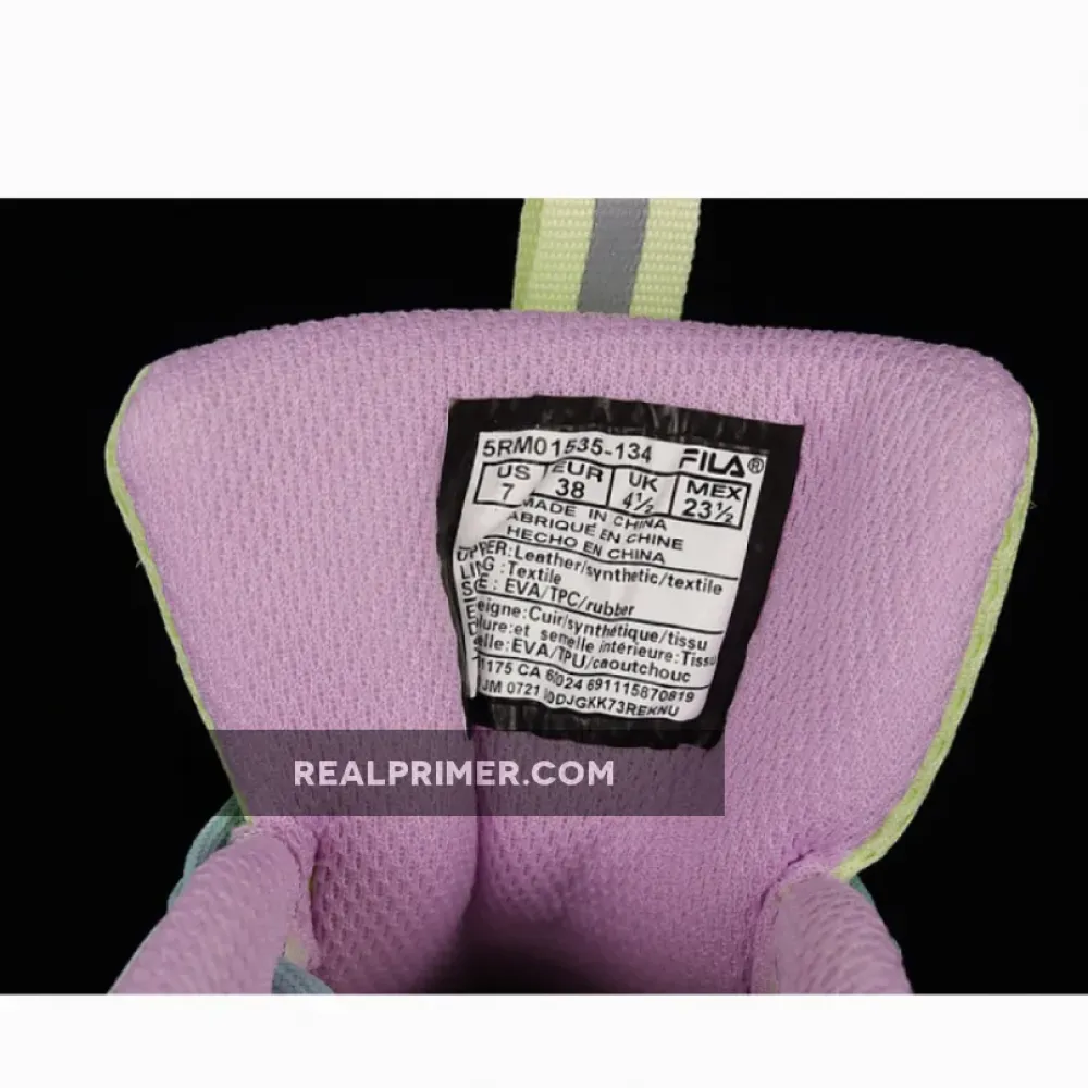 FI*LA SPORT INTERACTION WHITE/FLUORESCENT GREEN/PINK